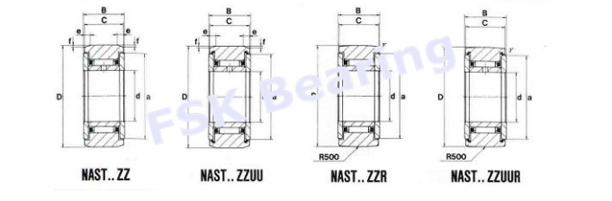 Identificazione di sostegno separata radiale del cuscinetto a rulli dell'ago di NAST 35 ZZ 35 millimetri 1